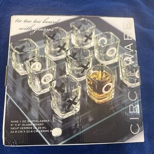 Circleware Tic Tac Toe Shot Glass Set